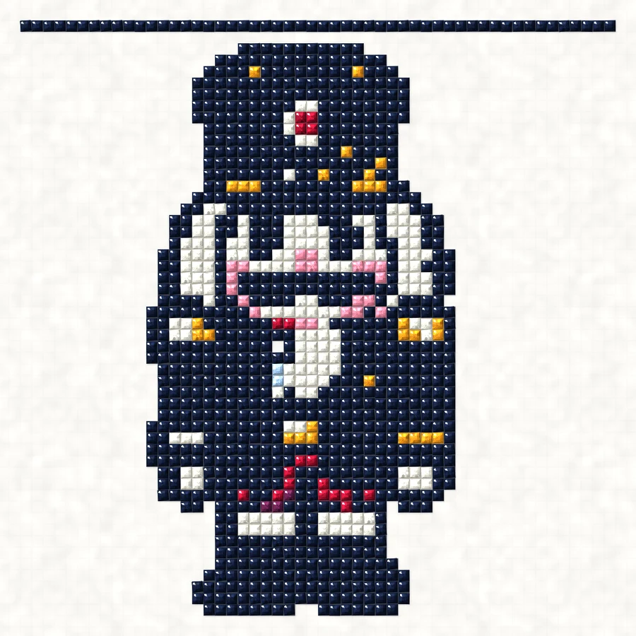 Nutcracker (52) Diamond painting simulation