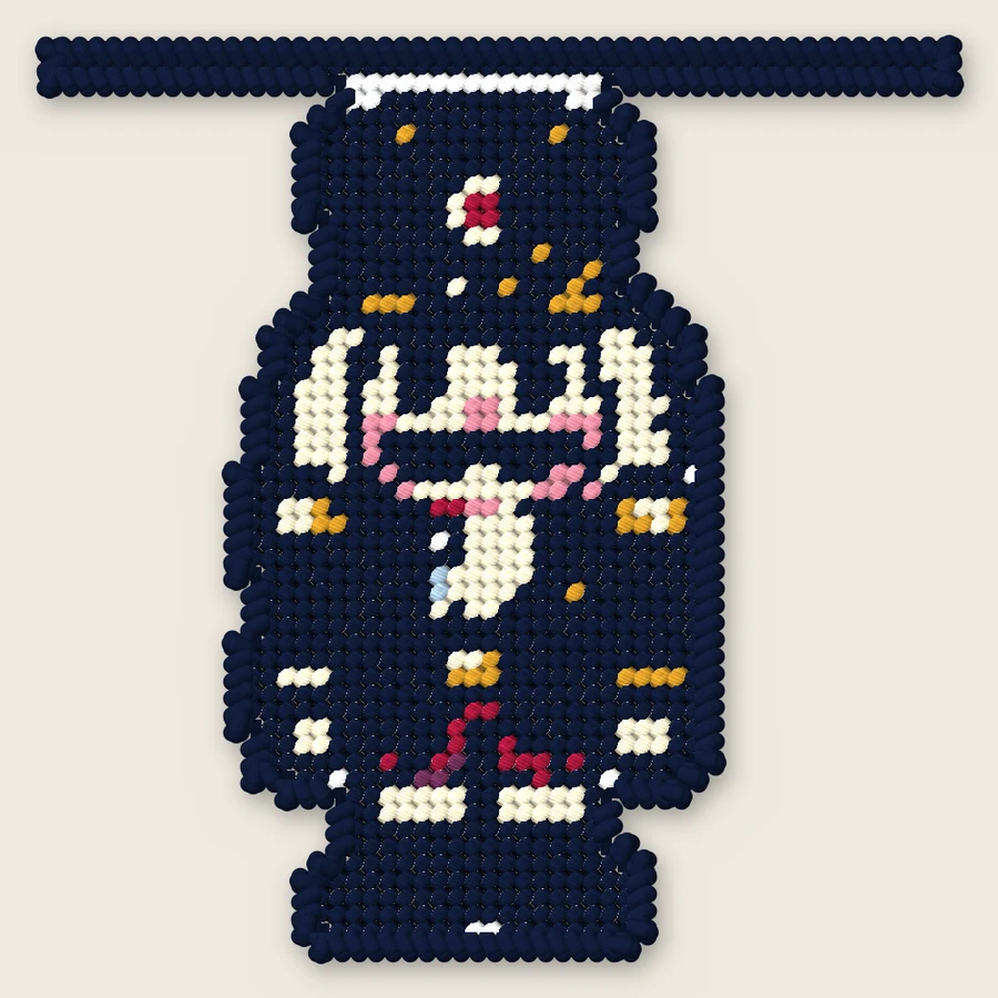 Nutcracker (52) Plastic canvas simulation