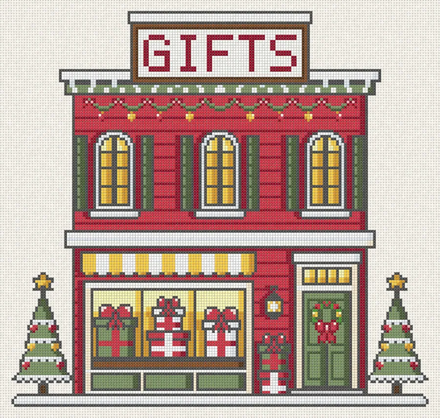 Gift Shop in cross-stitch (computer simulation)