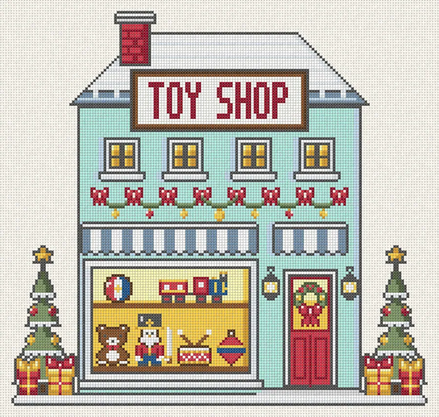 Toy Shop in cross-stitch (computer simulation)